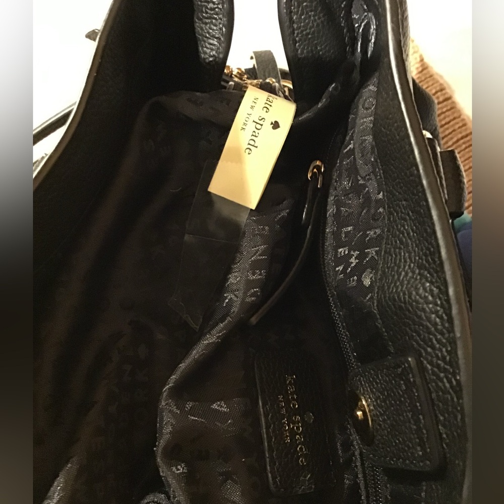 Kate Spade ♠️ Larchmont Avenue Evangelie Satchel WKRU5376 Cityscape (992) USED - Picture 7 of 12